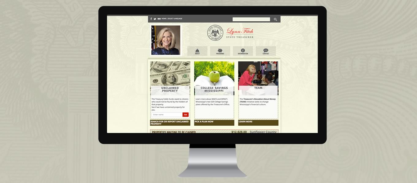 Mississippi Office of the Treasury Website